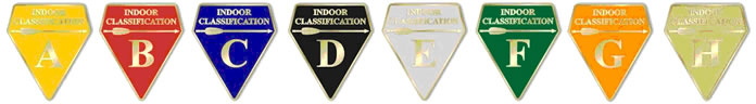 indoor classification badges